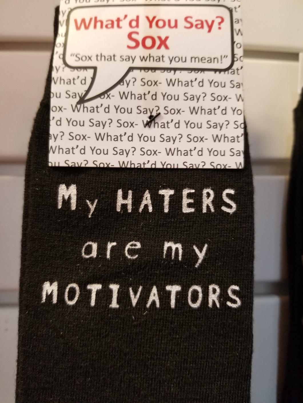 My Haters are my Motivators - Sox