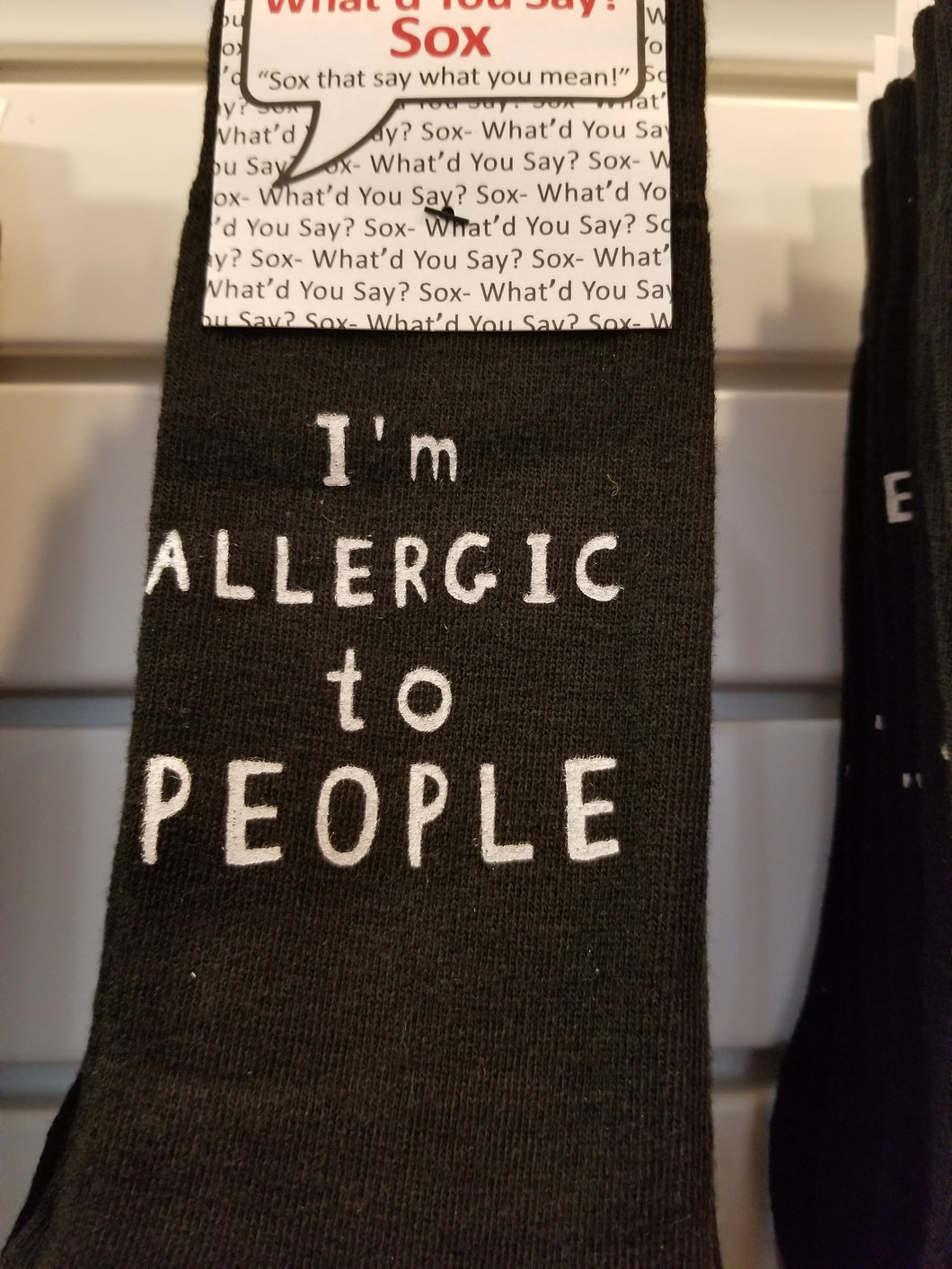 I'm allergic to people - Sox