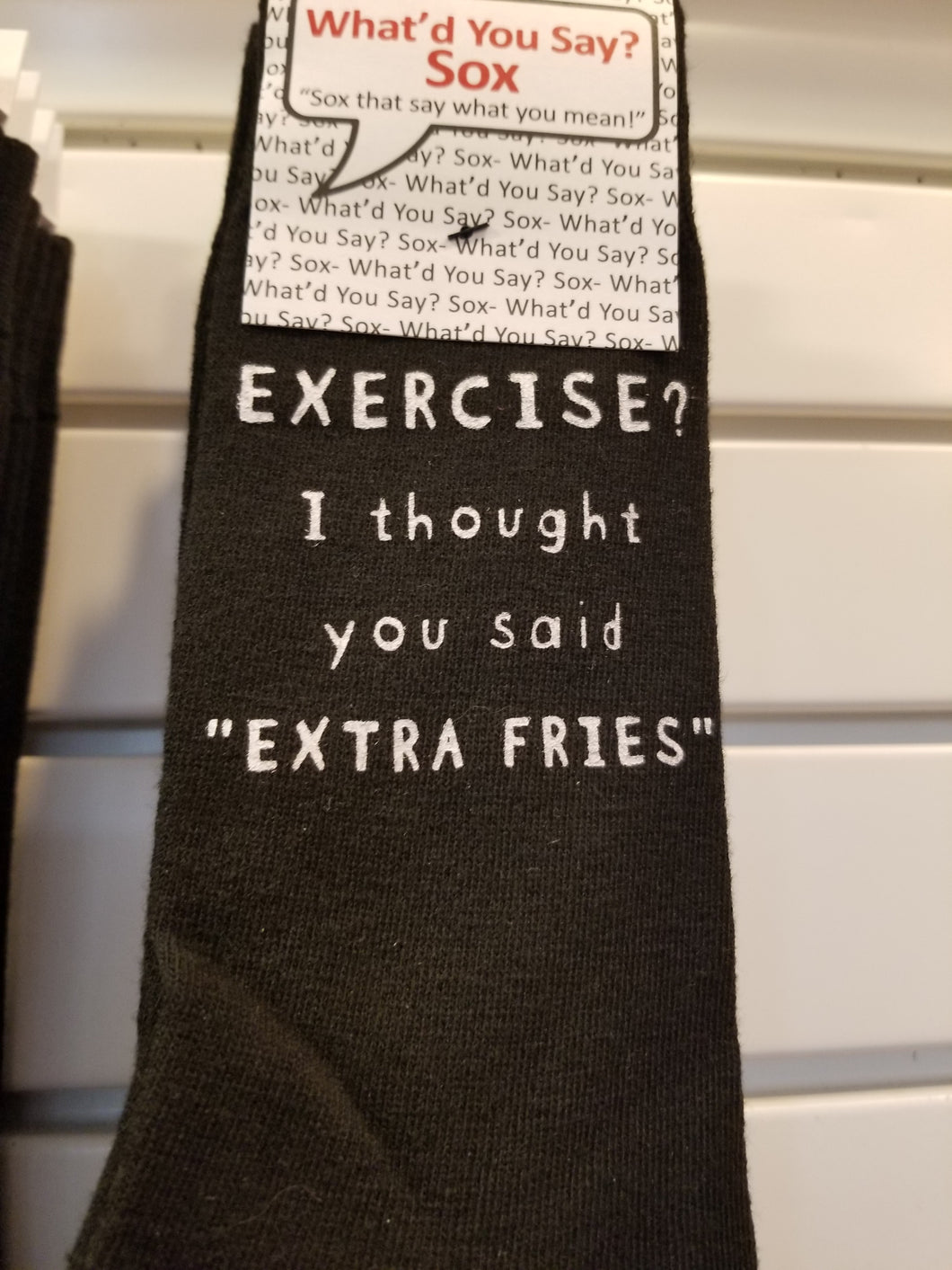 EXERCISE? I thought you said - Sox