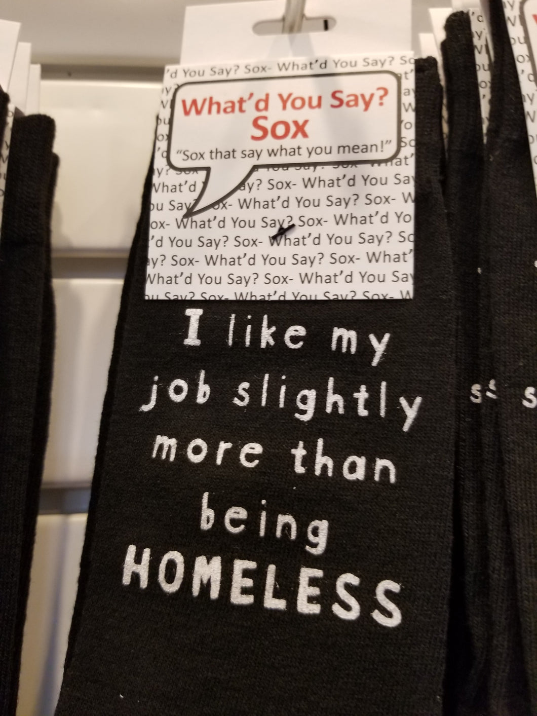 I like my job slightly - Sox