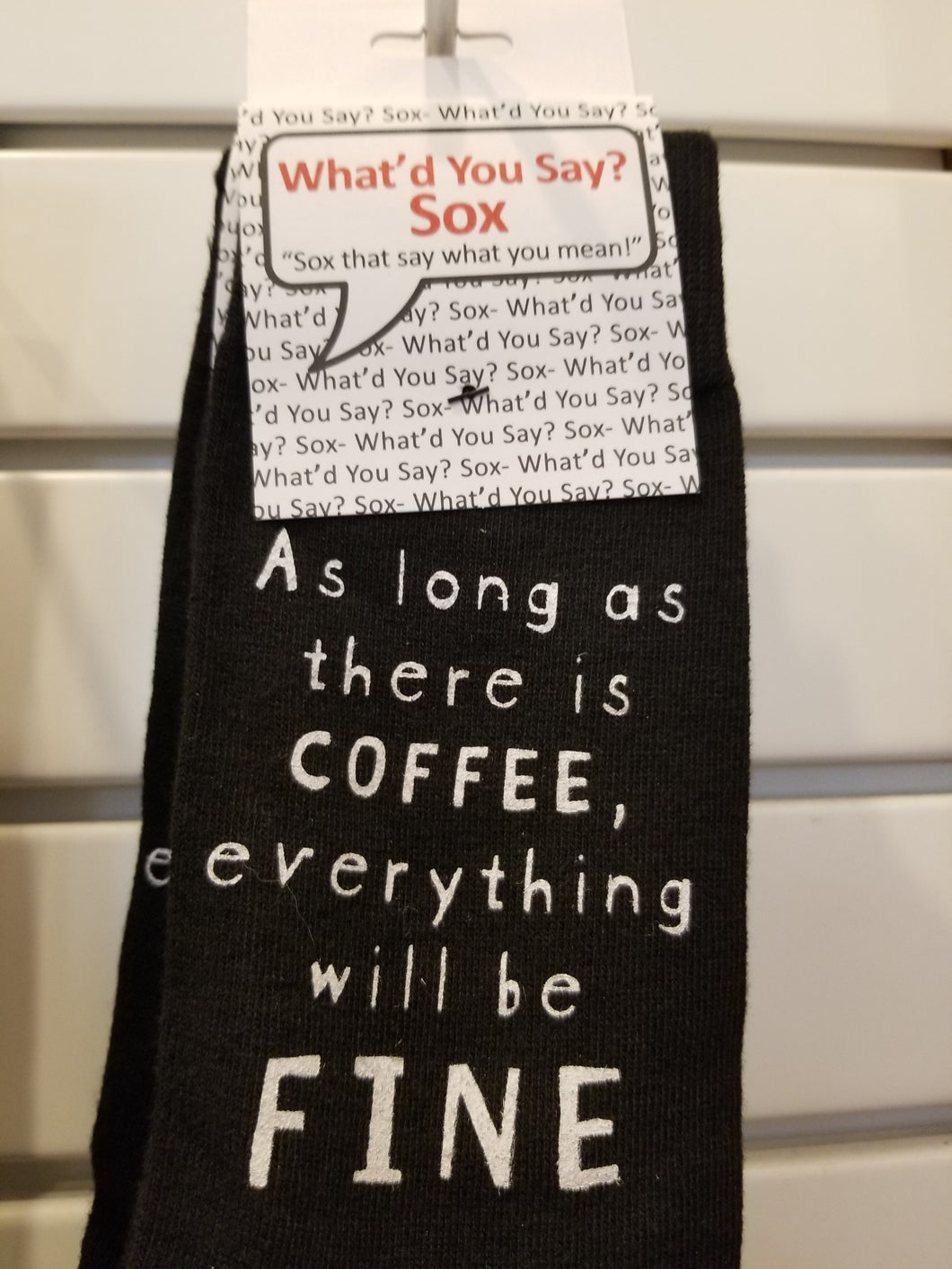 As long as there is coffee - Sox