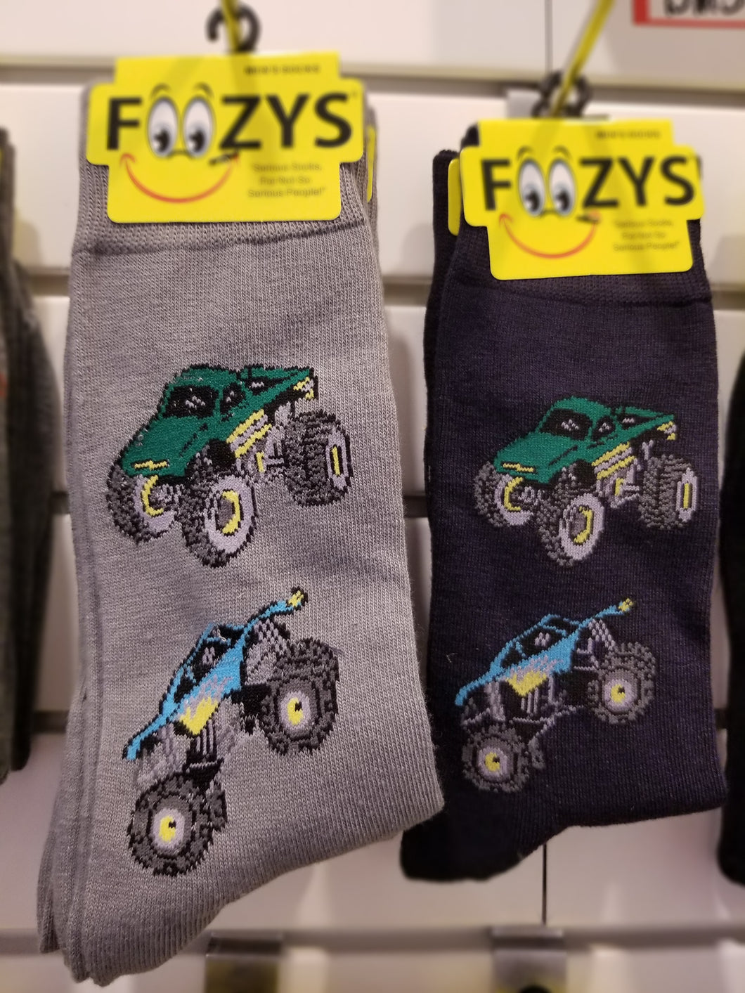 Monster Truck Socks - Mens