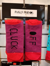 Load image into Gallery viewer, Cluck Off - Fugly Socks
