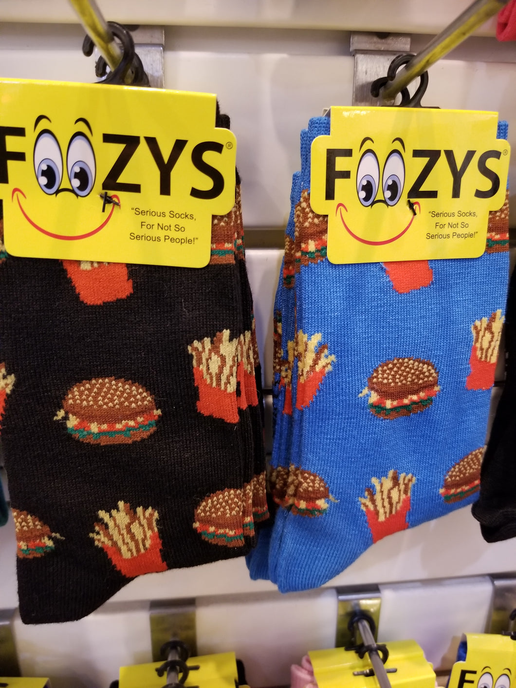 Burger & Fries Socks - Womens